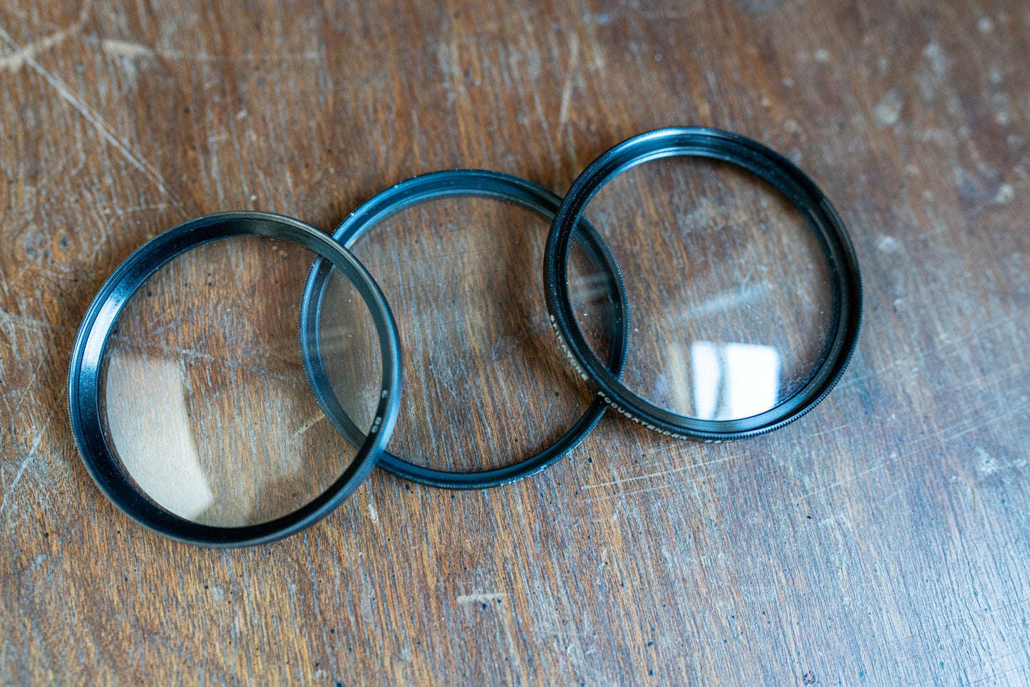 58mm Filters - Set of 3 - 2 Close Up Filters and 1 Star Filter - AS IS