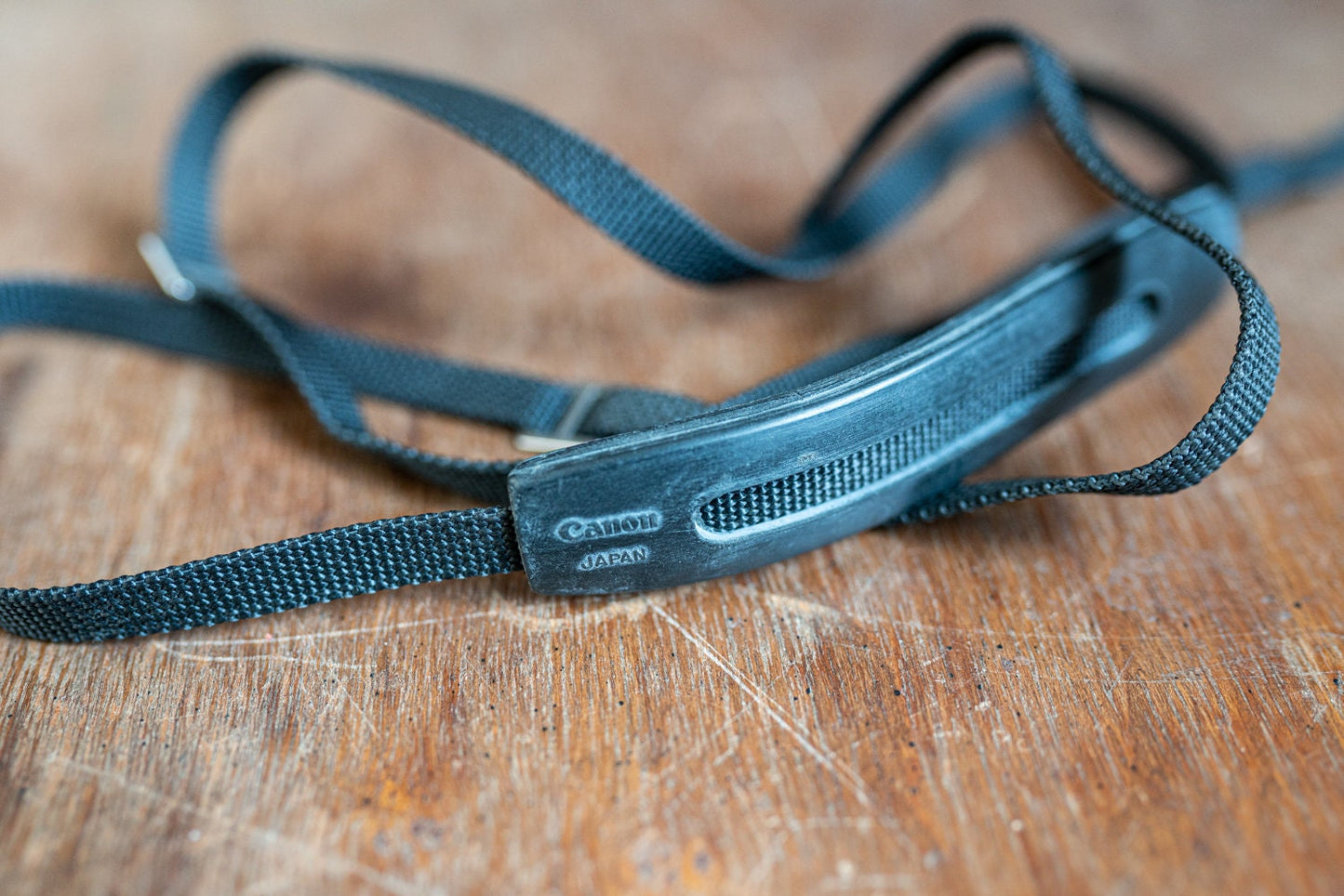 Vintage Black Canon Camera Strap
