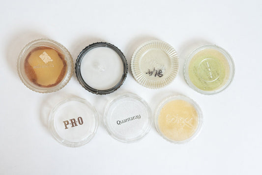 Vintage Plastic Cases - Lot of 7 - Assorted Sizes - Originally for Lens Filters