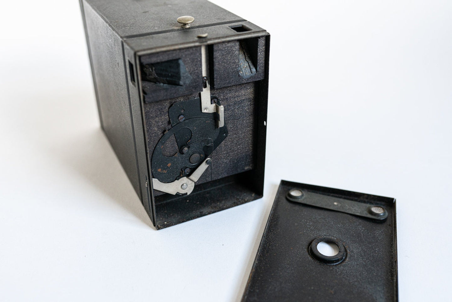 Kodak Metal Box Camera No.2 - Art Deco Box Camera - Pittsburgh PA No Film Holder