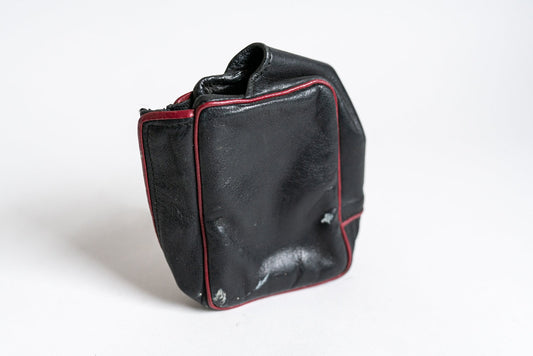 Vintage Black and Red Camera Accessory Case