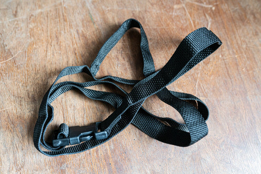 Vintage Black Waist Belt Strap - Like New