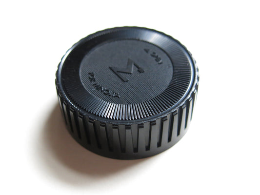 Minolta Black Plastic Rear Lens Cap MD SRT MC Mount