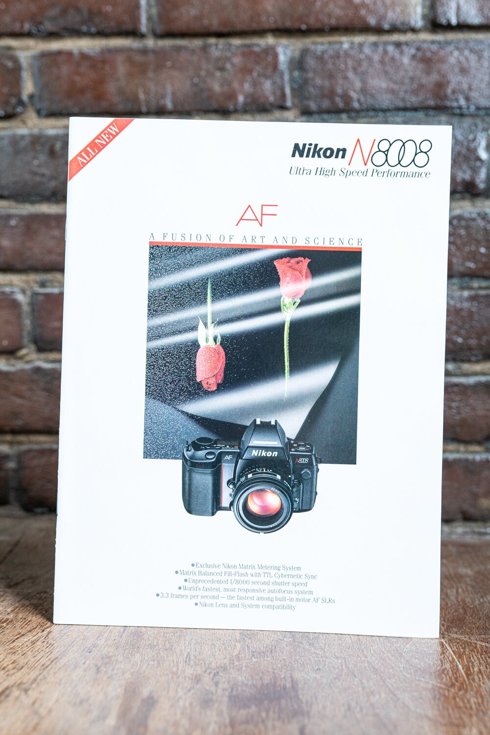 Nikon N8008 Camera Brochure Guide - A Fusion of Art and Science