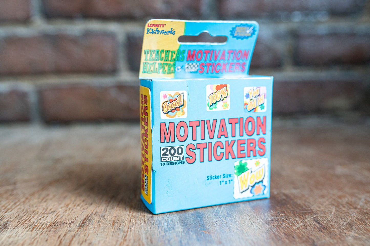 Motivation Stickers - 200 Count - 10 Designs - New Old Stock