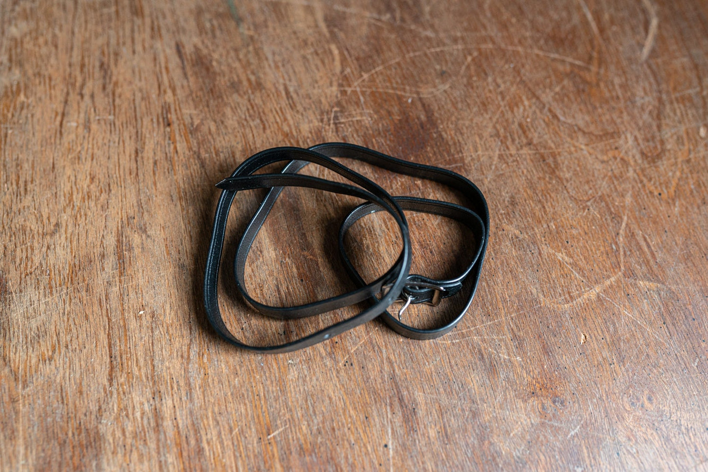 Vintage Thin Black Camera Strap - Circa 1970s