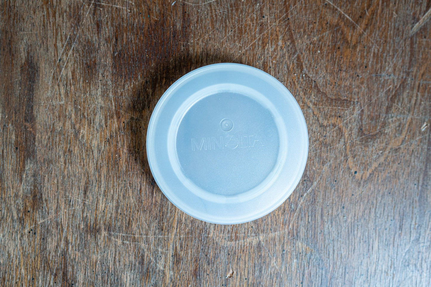 Minolta Maxxum Camera Body Cap White / Clear