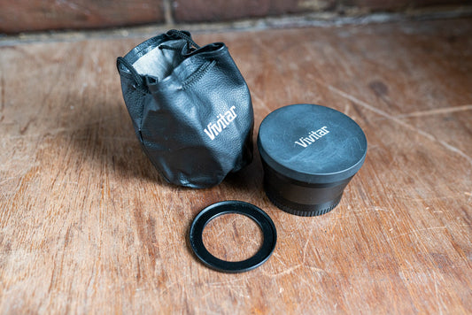 Vivitar HD4 MC AF High Definition 2.2x Telephoto Converter w/ Bag, Caps, Step Up