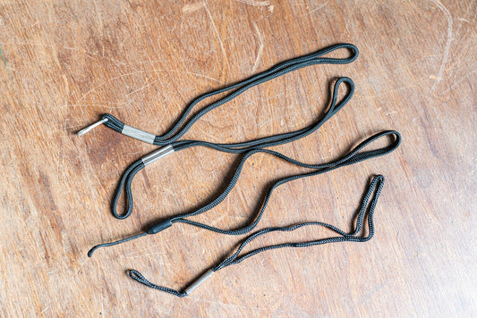 Vintage Black Camera Wrist Straps - Set of 4
