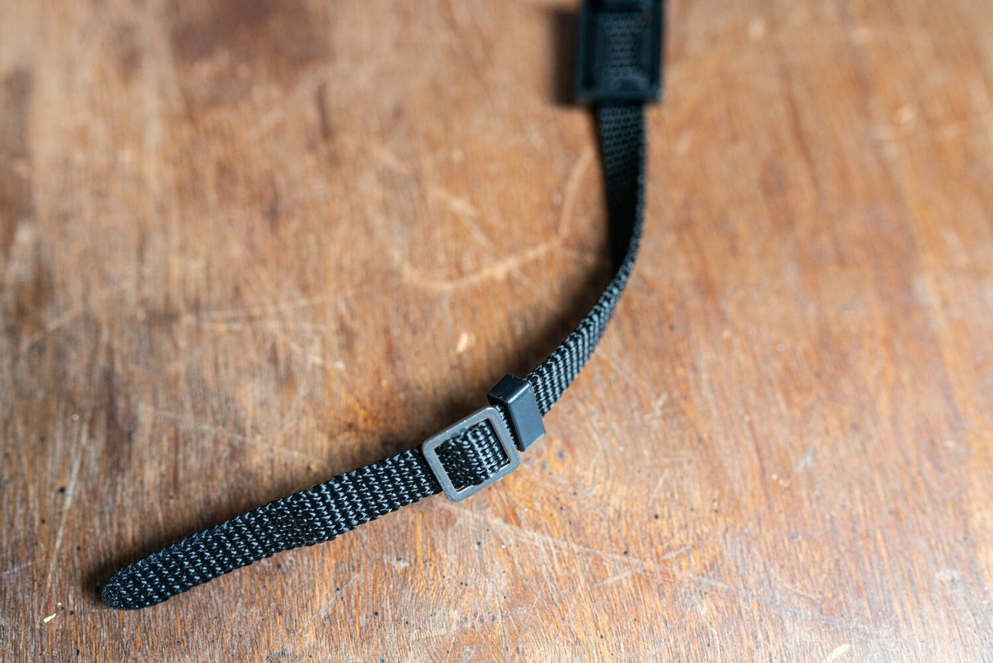 Vintage Black Cloth Camera Strap - Circa 1970s