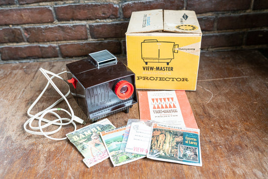Sawyers View-Master Projector w/ Reels - Bambi, Kings Dominion, Jungle Book