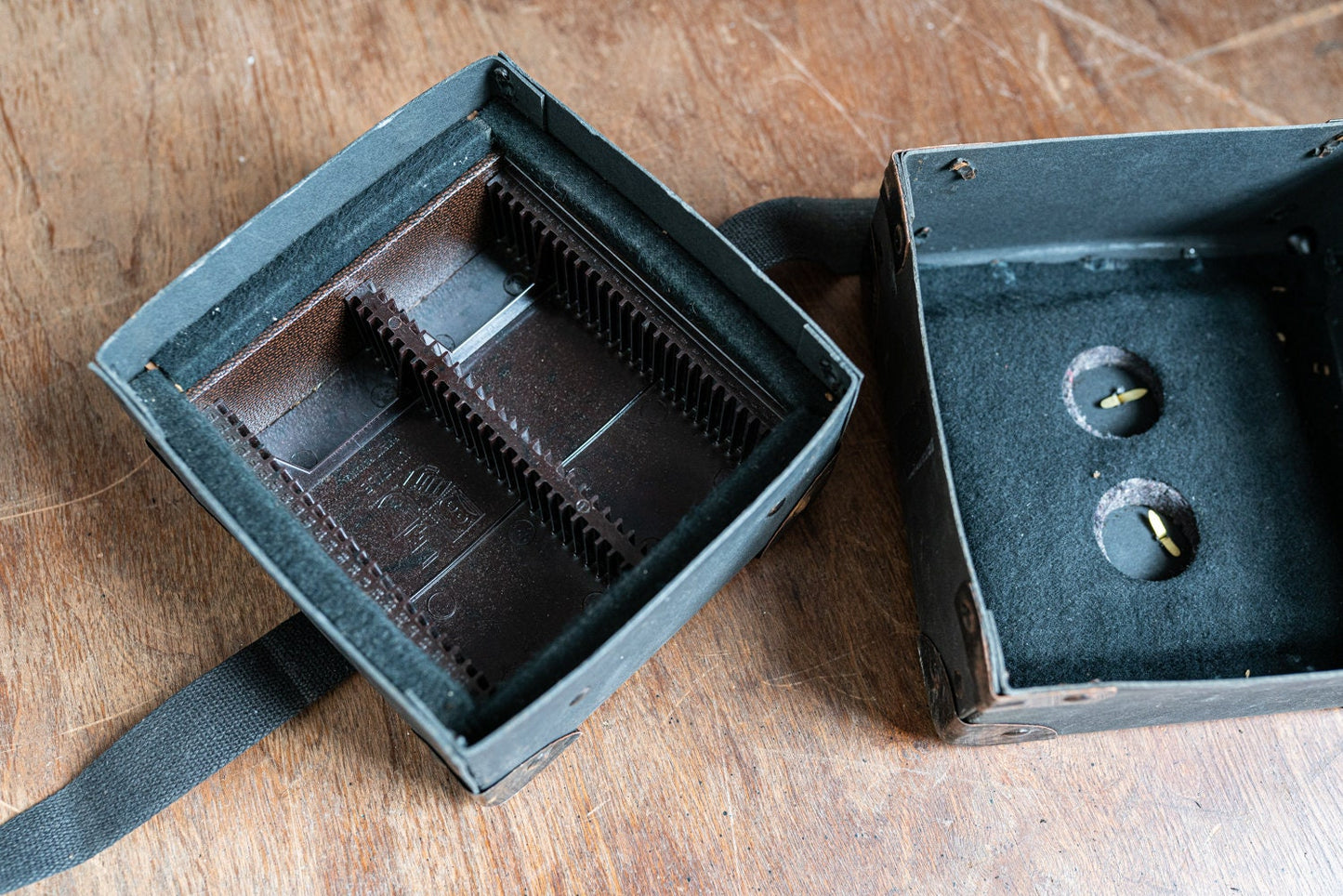 Vintage Unifile Heavy Duty Slide Holder / Shipping Box