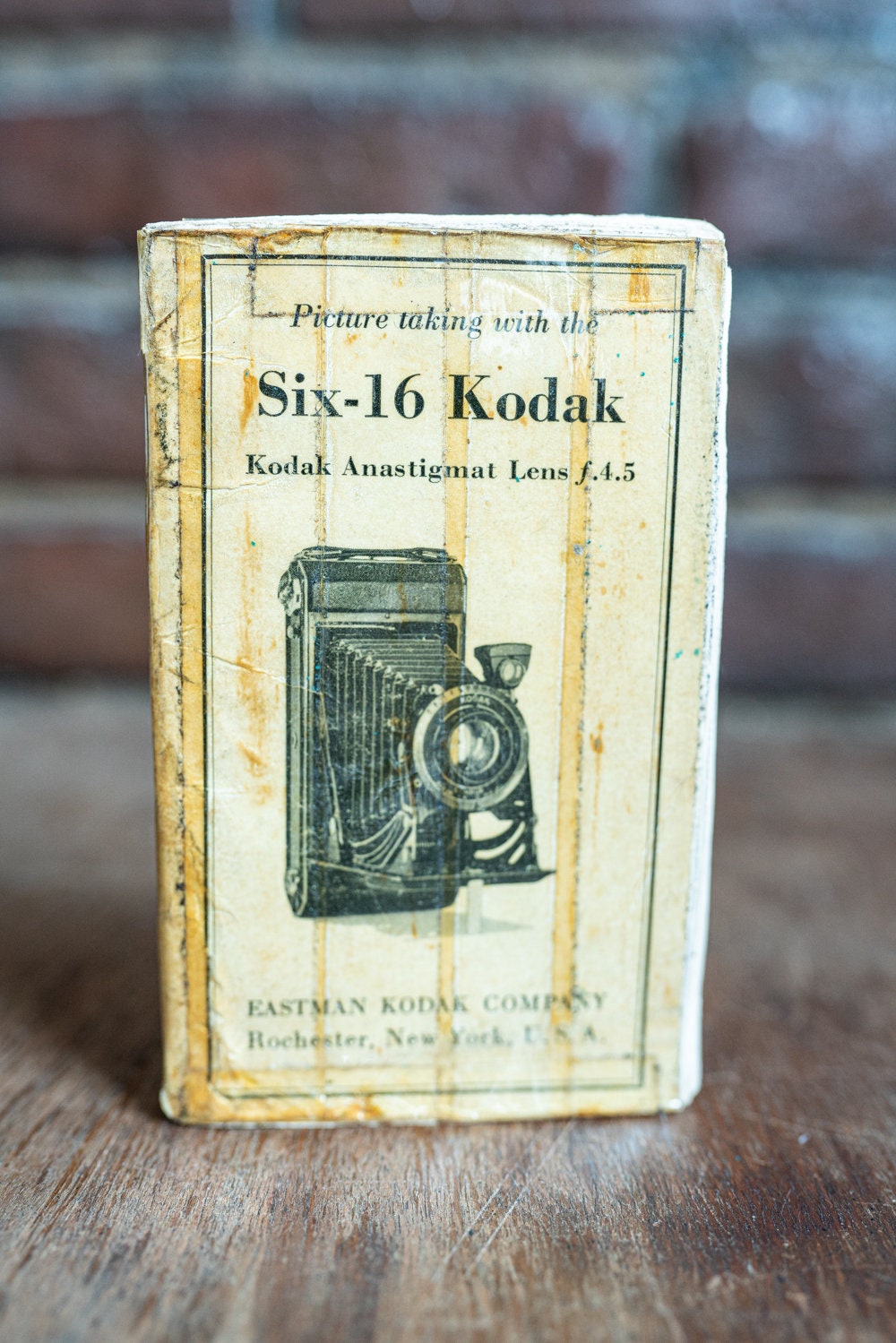 Kodak Six-16 Manual - Taped