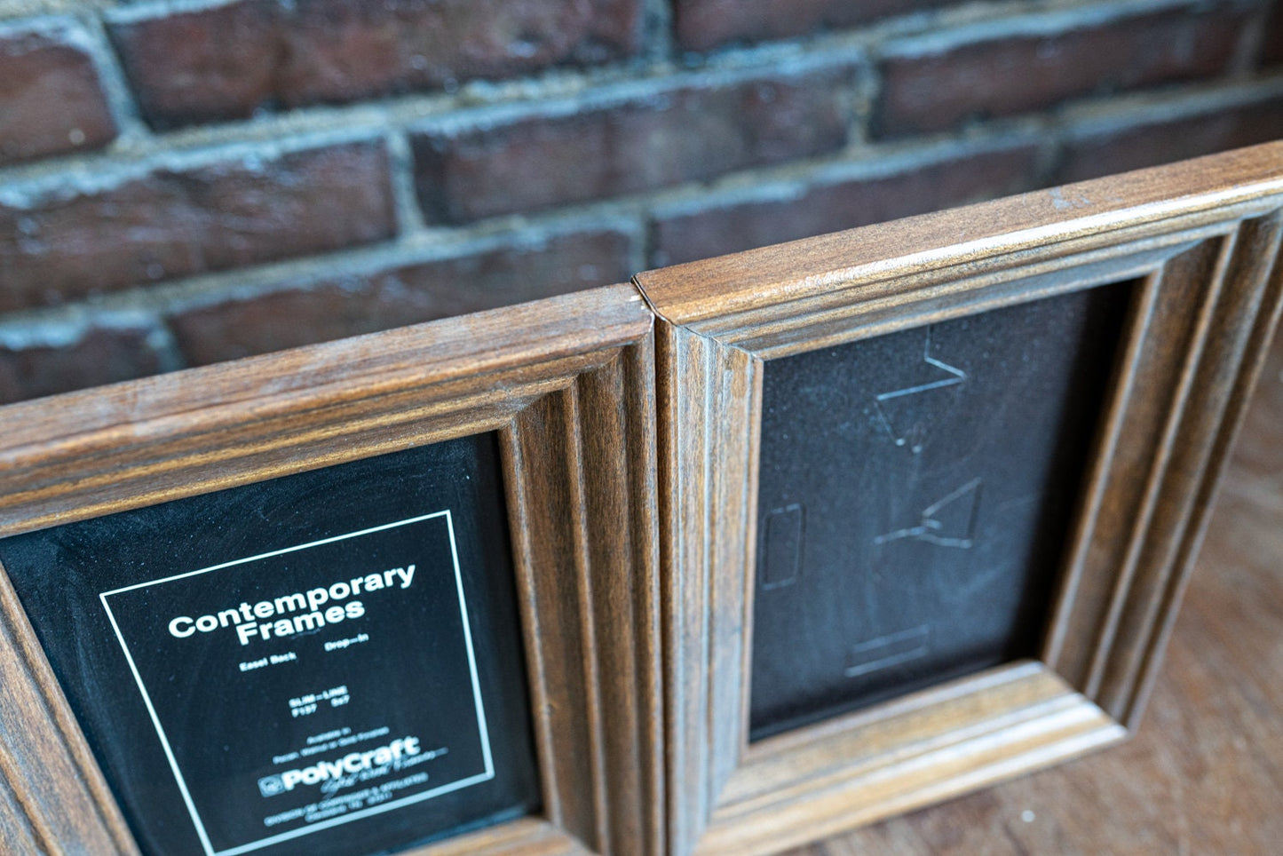 5x7 Wood Frames - Set of 2 - No Glass