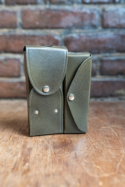 Vintage Belt Cases - Set of 2