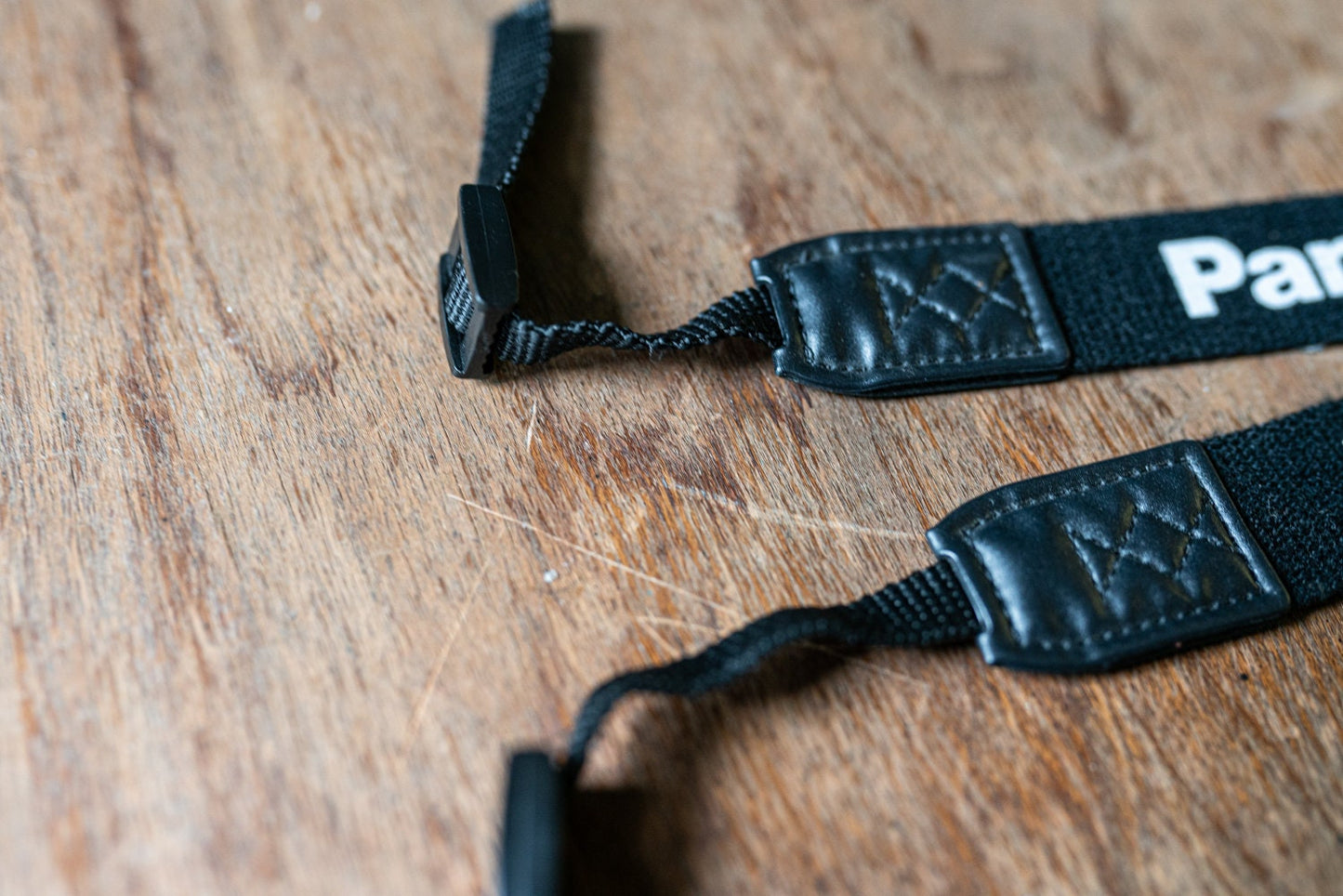 Vintage Black Panasonic Camera Strap