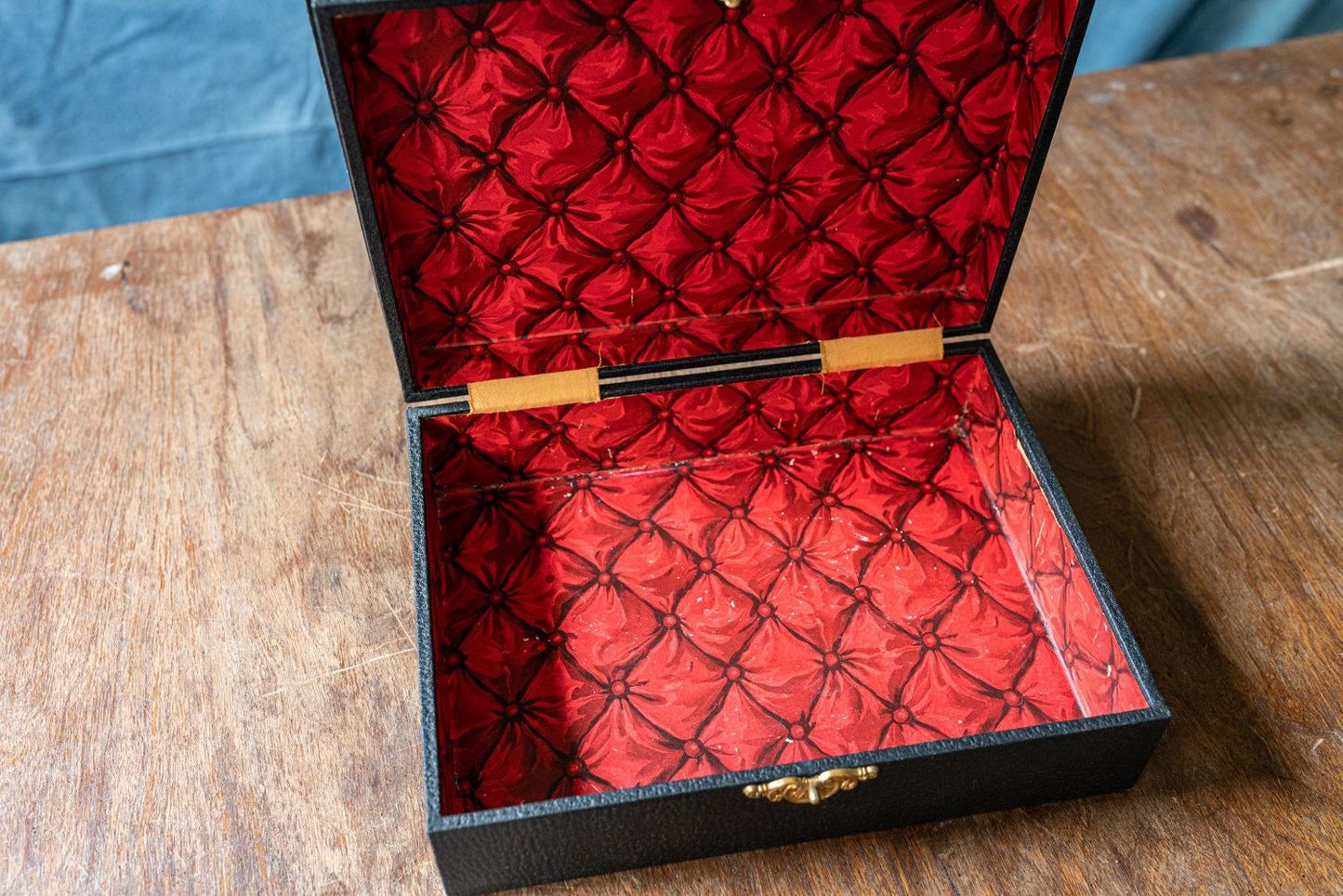 Vintage Black Photograph Box
