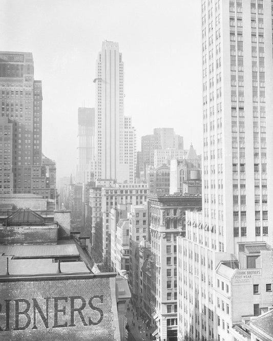 8x10 Reprint of Depression Era Photograph in Chicago - 5th Ave