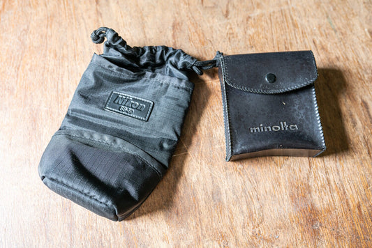 Vintage Nikon and Minolta Cases - Set of 2