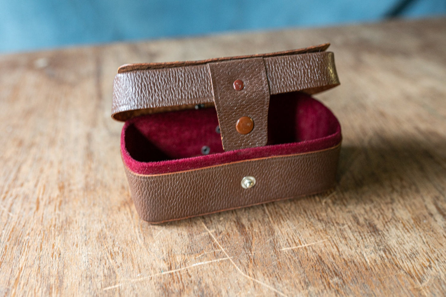 Vintage Brown Camera Accessory Case