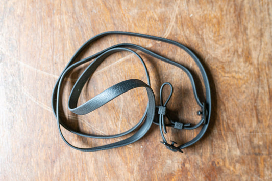 Vintage Thin Black Camera Strap - Circa 1980s - Like New