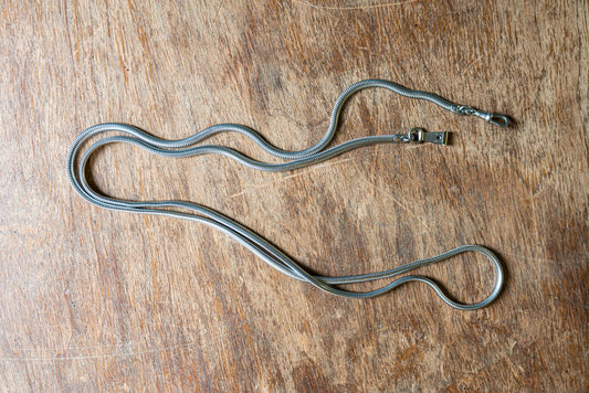 Vintage Stainless Steel Art Deco Camera Strap