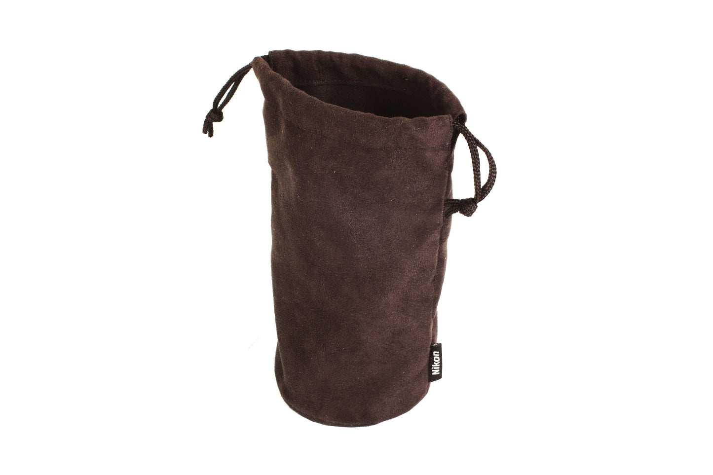 Nikon Camera Lens Pouch Case - Black Suede