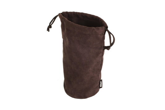 Nikon Camera Lens Pouch Case - Black Suede