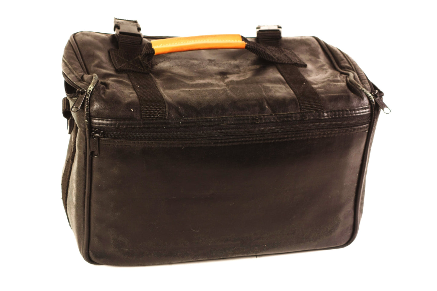 Large Leather Camera Outfit Bag with Strap - Circa 1970s