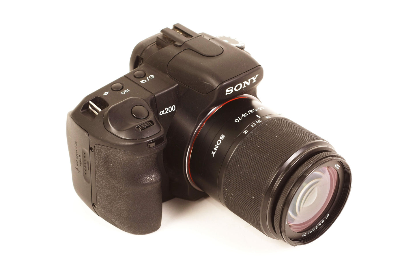 Sony A200 Digital Camera Outfit - Tested & Works with Lenses Flash Card and Acce