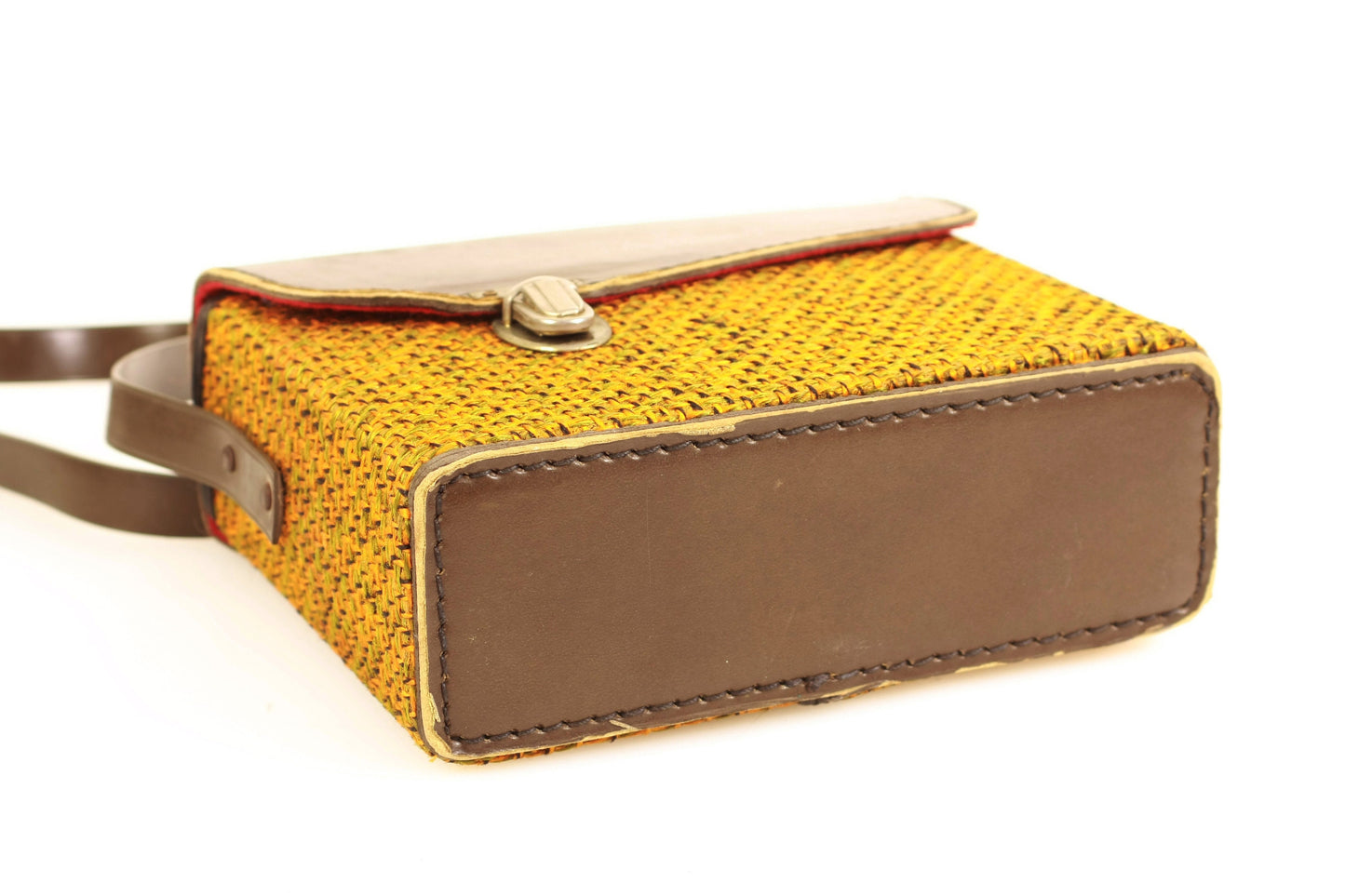 Vintage 1960s Camera/Binoculars Case with Shoulder Strap