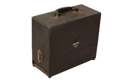Antique Argus Projector Case Wood With Leather Finish - Circa 1960s