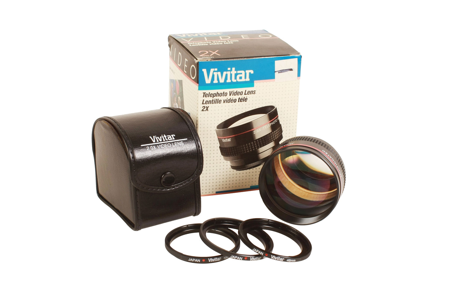 Vivitar Telephoto Video Lens 2X For Camcorder