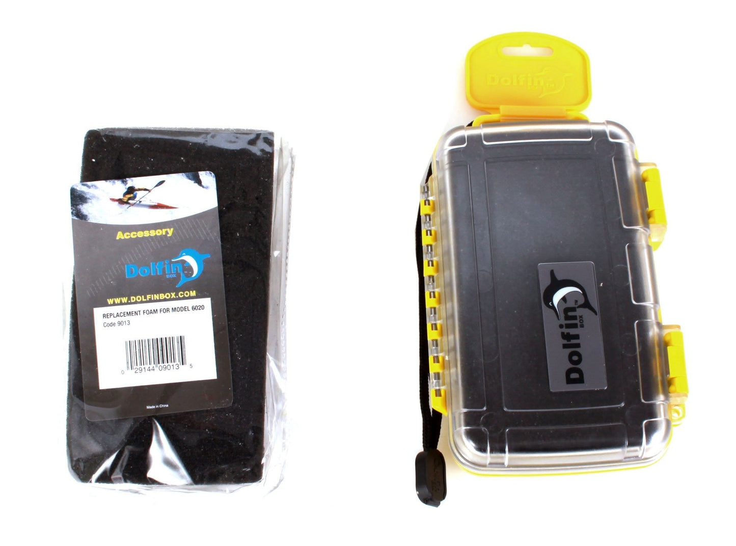 Dolfin Box 6000 Series Waterproof Protective Hard Case w/ 2 Foam Slotted Inserts