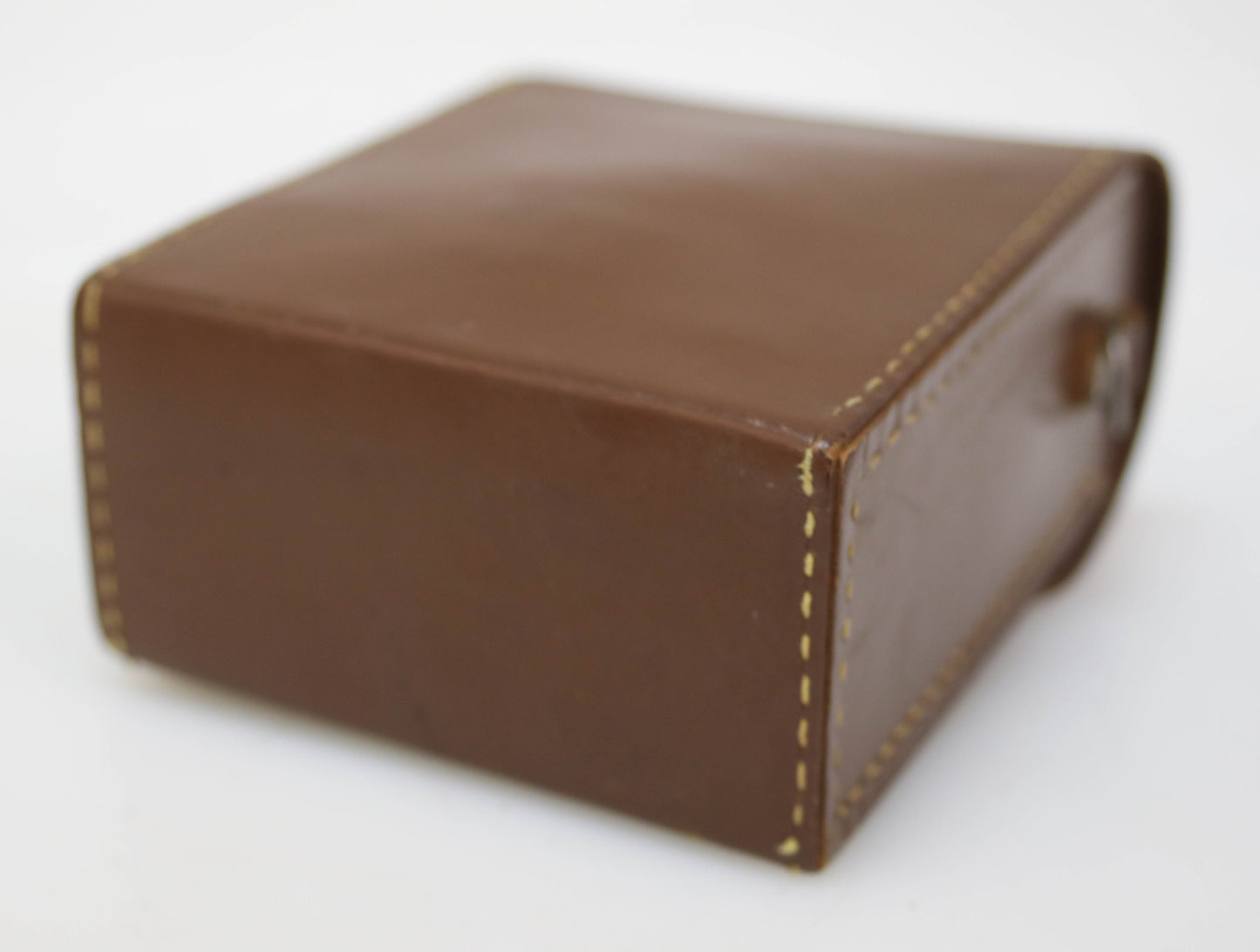 Vintage Camera Bag 1950s Brown Leather