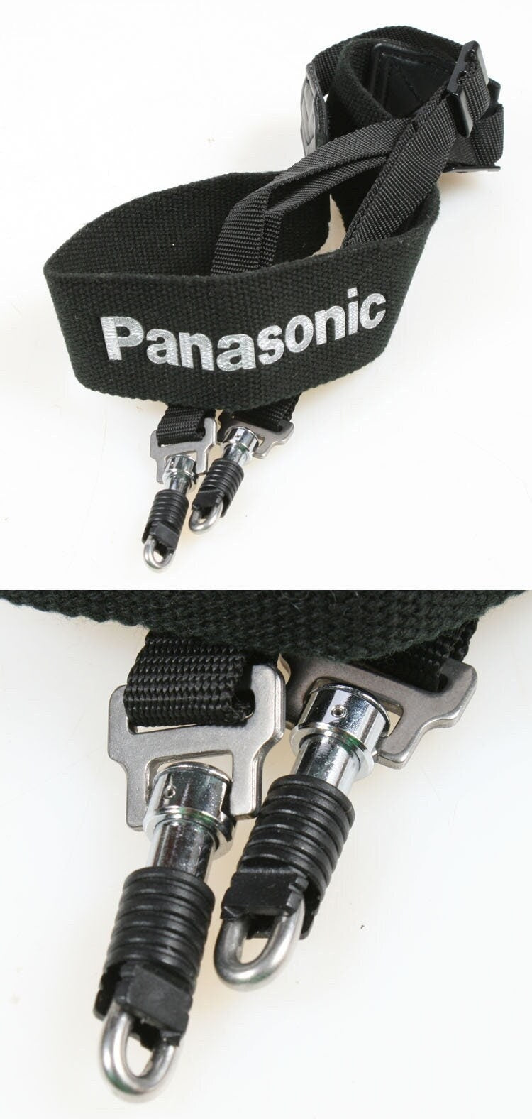 Camera Strap Wide Black Heavy Duty 1970s