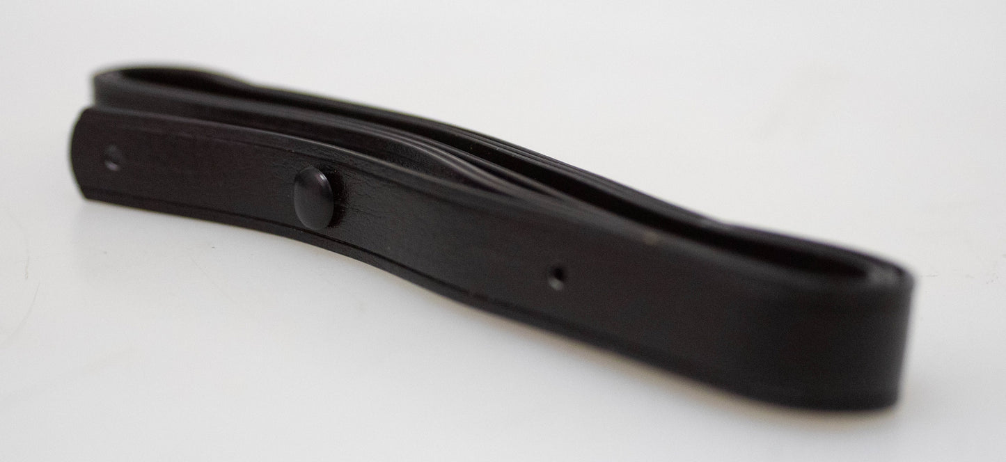 Vintage 1970s Black Vinyl Camera Strap