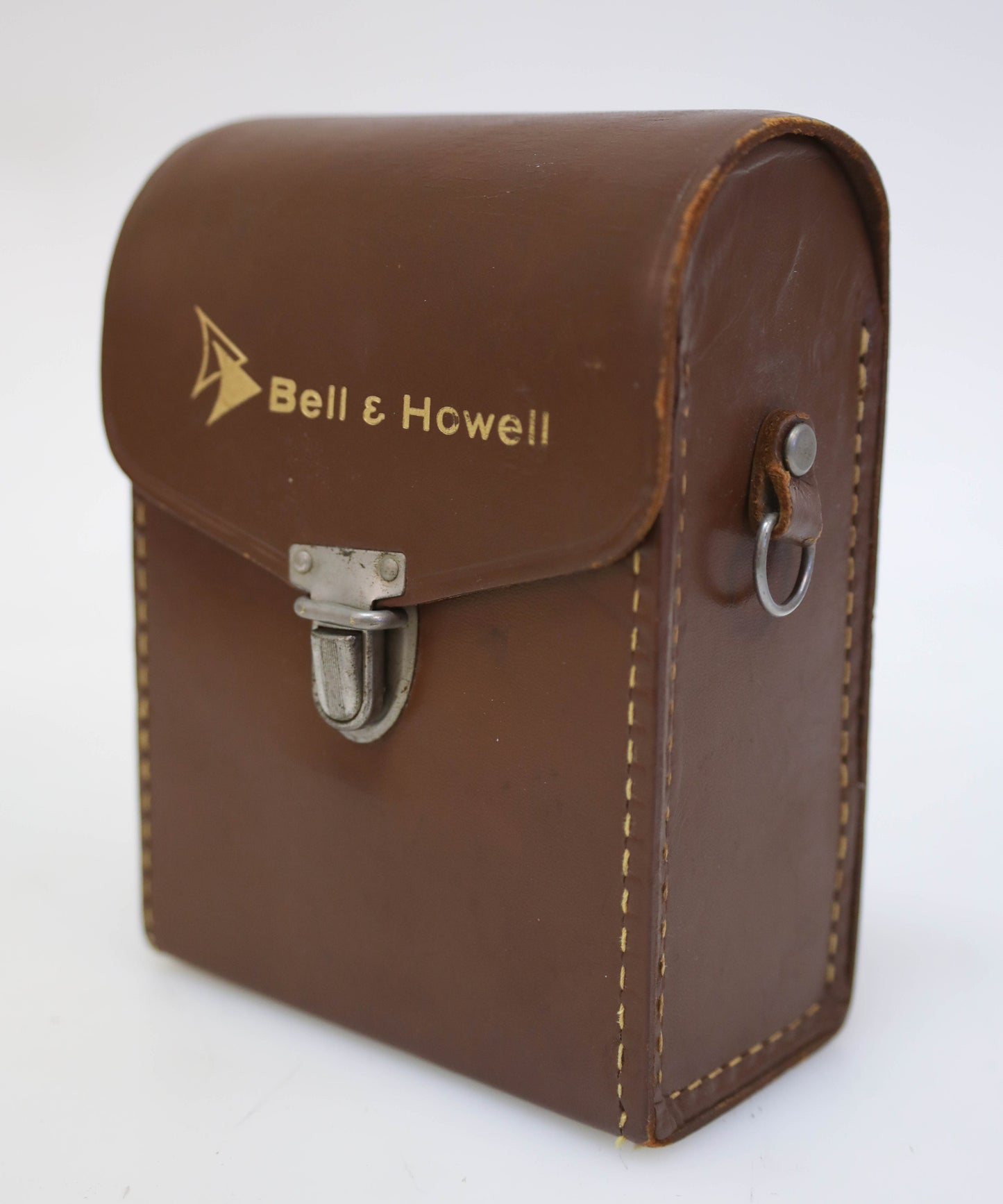 Vintage Camera Bag 1950s Brown Leather