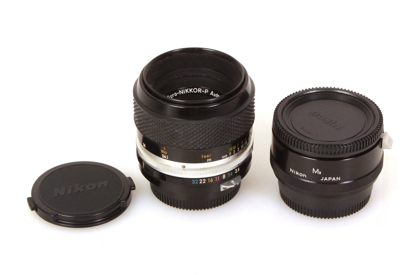 Nikon FILM LENS  Macro Lens 55mm f3.5 w/ Macro Close-up M2