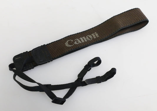 1990s Brown Canon Camera Strap