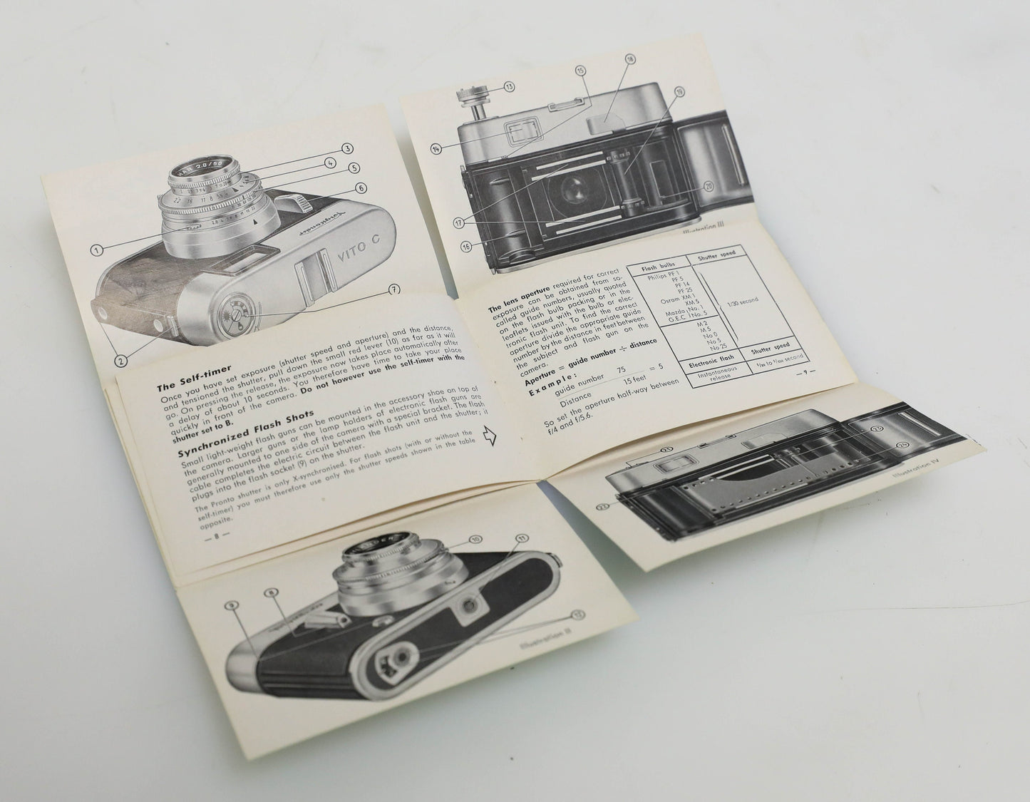 Voigtlander Vito C Instructional Manual