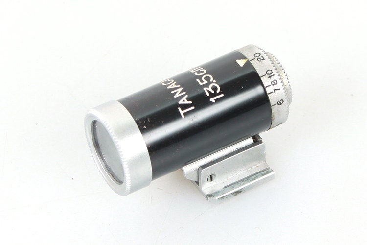 Zeiss Contax  Canon 13.5cm F3.5 Tanaka Tele-Tanar  RANGEFINDER C. Camera Lens & Case + Finder