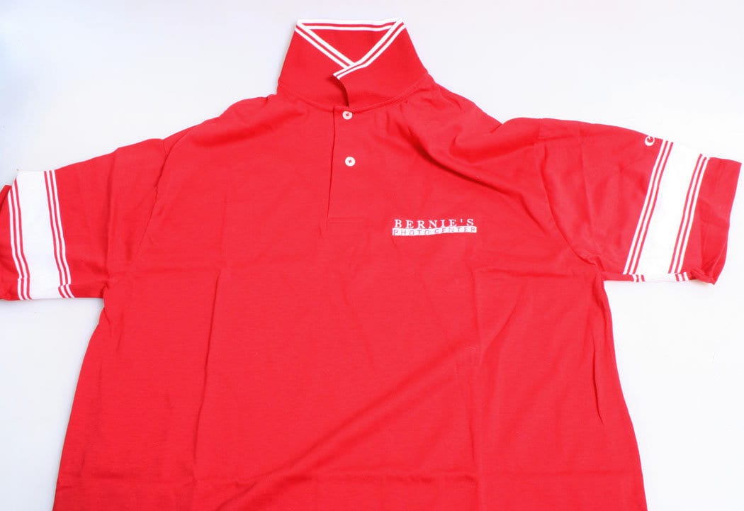 Canon Polo Shirt//Short Sleeve//Red Polo Shirt//X-Large//Business Shirt