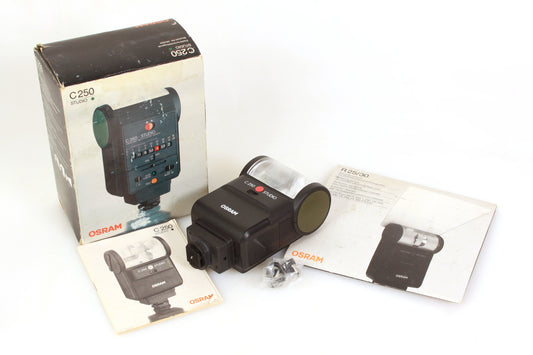 Osram C250 Studio Flash & Reflector Screen