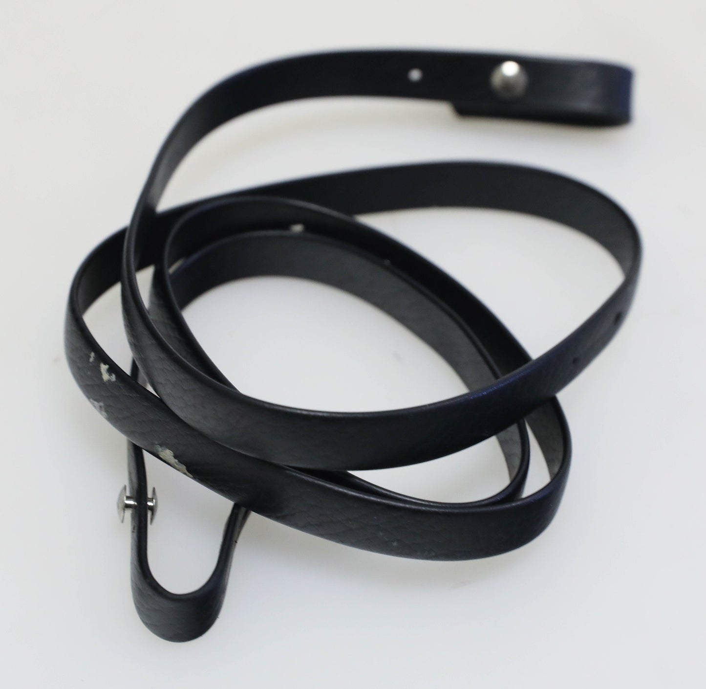 Vintage 1970s Mamiya Vinyl Thin Black Camera Strap