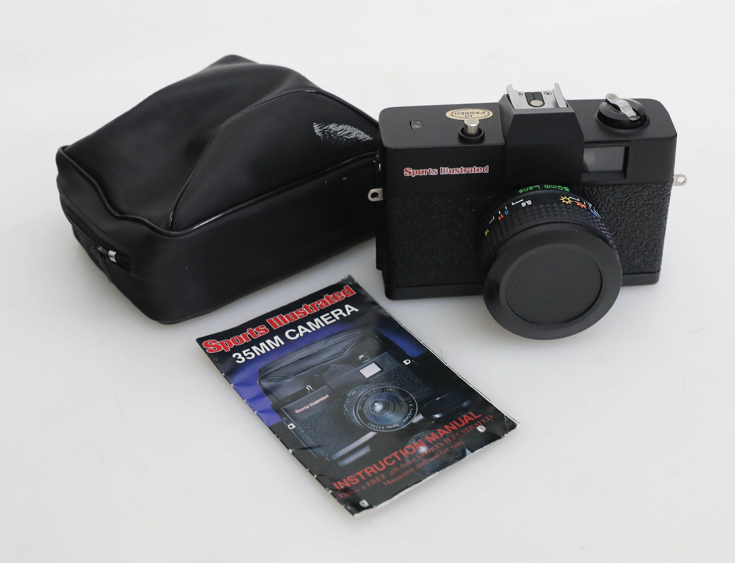 Sports Illustrated 35mm Point and Shoot Camera with Case and Manual