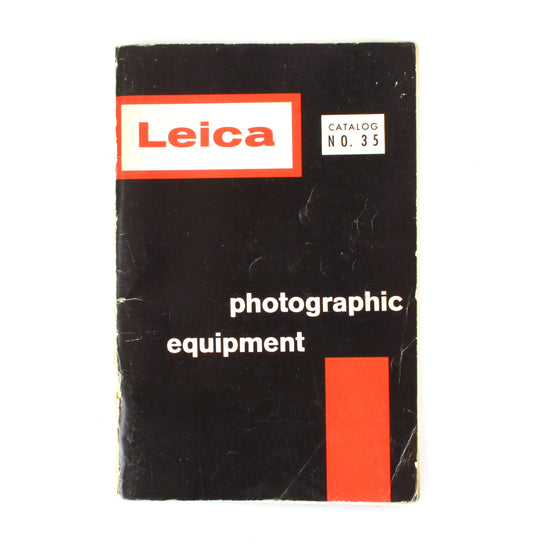 Original Leica Photographic Equipment 1960 Catalog Issue 35