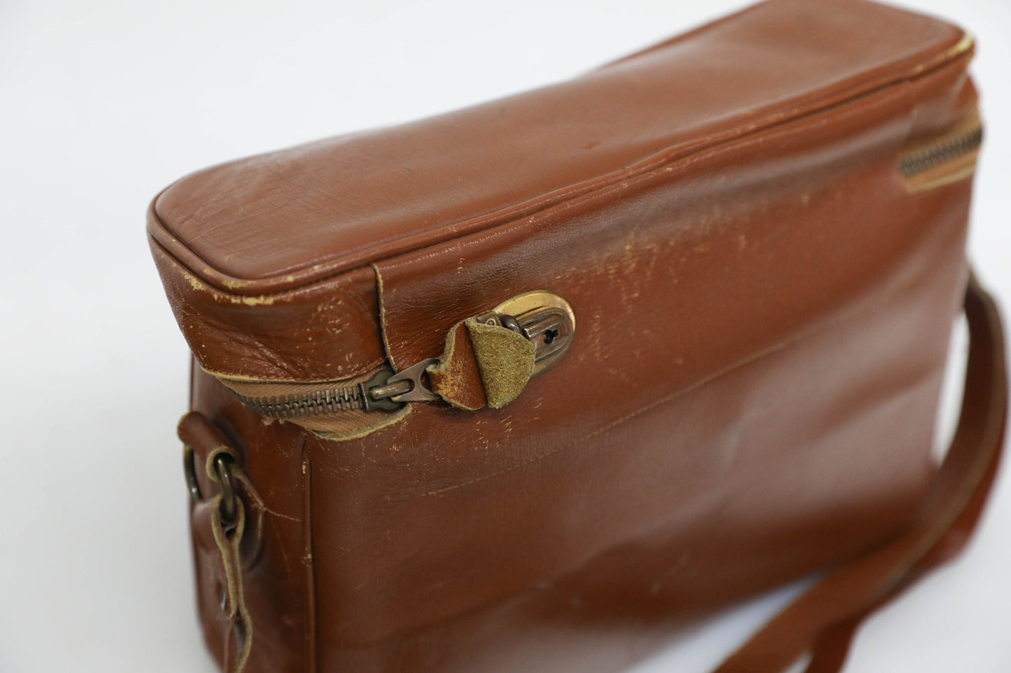 Vintage 1950s Leather Camera Case