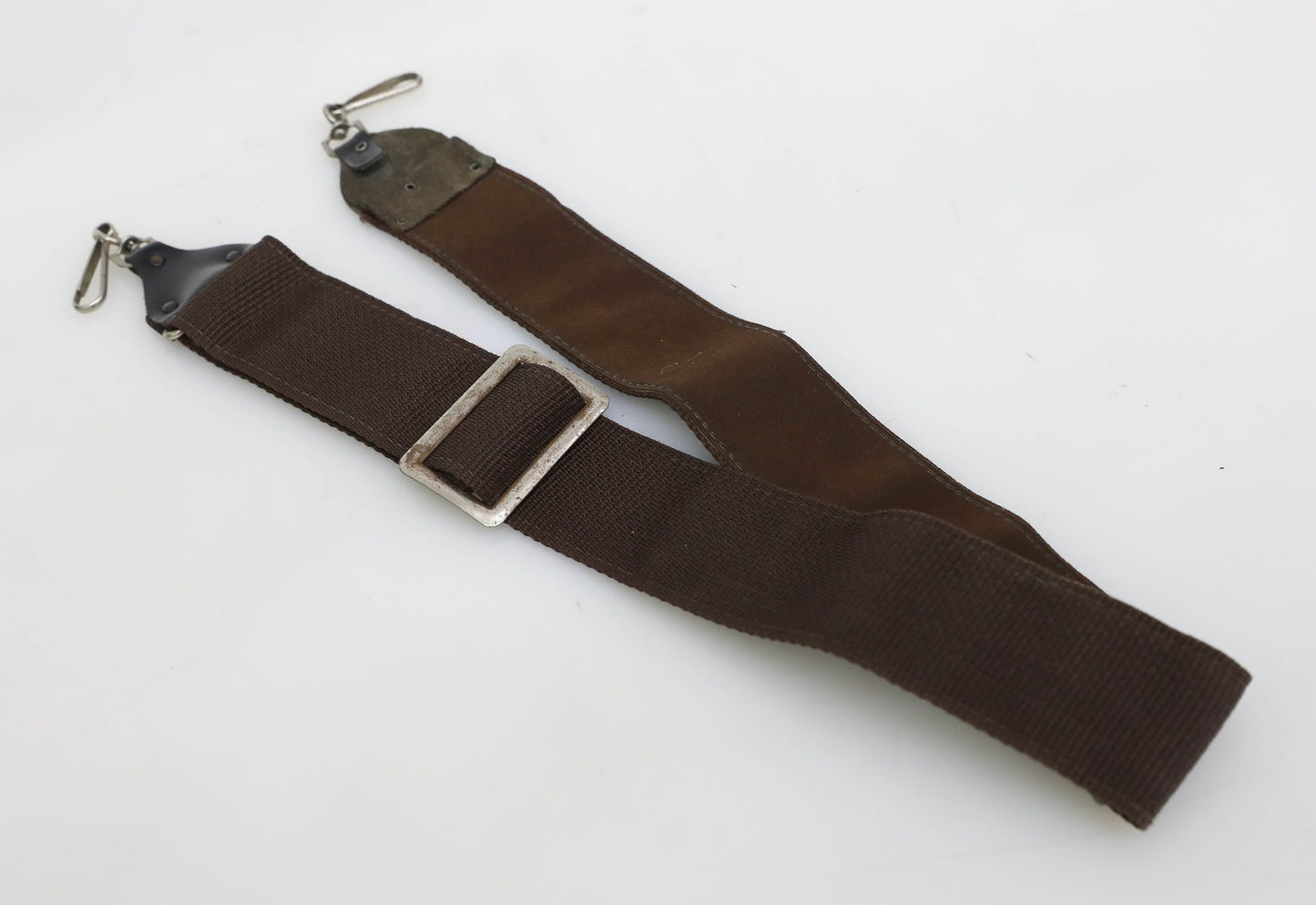 Vintage 1960s Wide Brown Camera Strap
