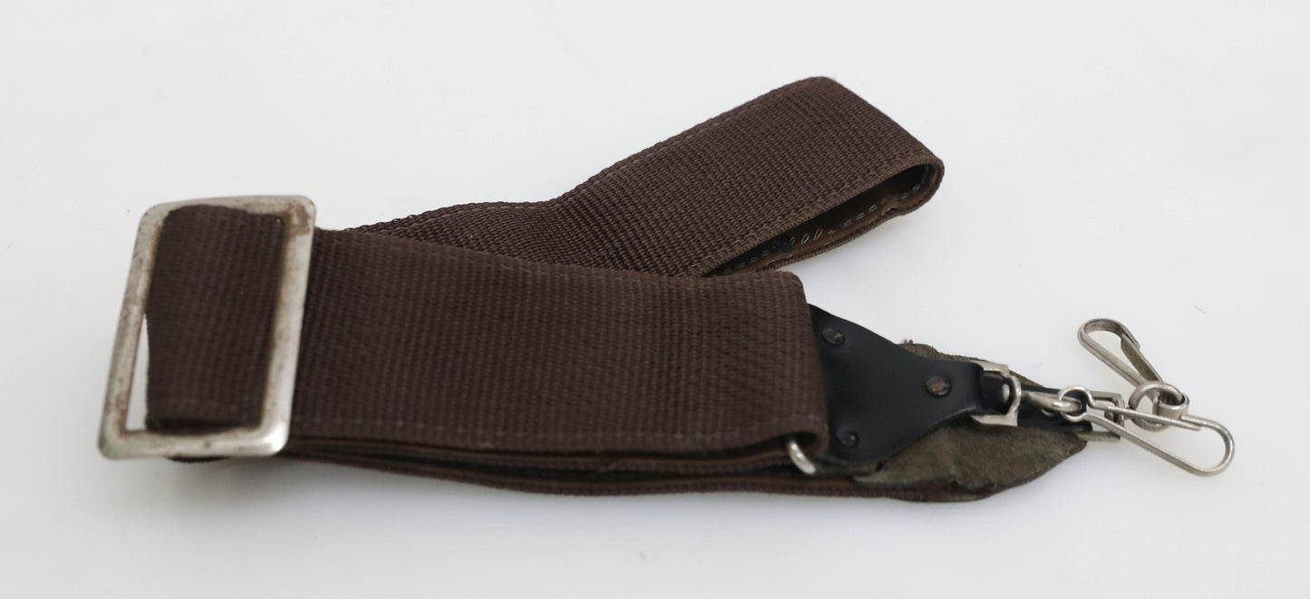 Vintage 1960s Wide Brown Camera Strap